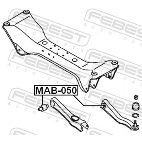 Uloženie riadenia FEBEST MAB-050 - obr. 1