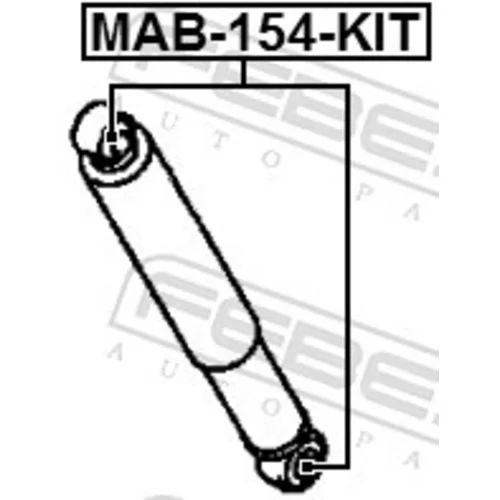 Montážna sada, Tlmič pérovania FEBEST MAB-154-KIT - obr. 1