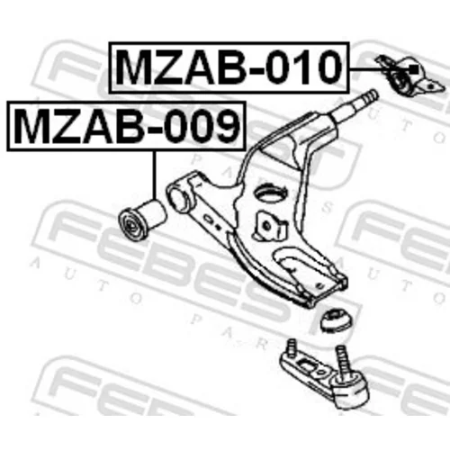 Uloženie riadenia FEBEST MZAB-010 - obr. 1