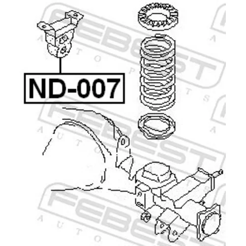 Doraz odpruženia FEBEST ND-007 - obr. 1