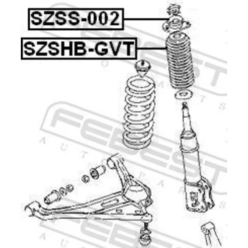 Ložisko pružnej vzpery FEBEST SZSS-002 - obr. 1