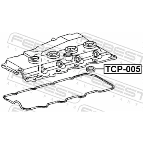 Tesnenie veka hlavy valcov FEBEST TCP-005 - obr. 1