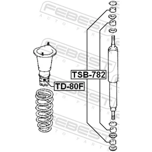 Doraz odpruženia FEBEST TD-80F - obr. 1