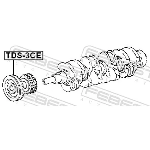 Remenica kľukového hriadeľa FEBEST TDS-3CE - obr. 1
