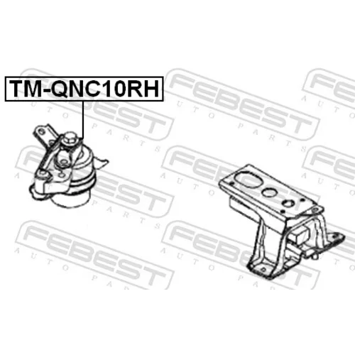 Uloženie motora FEBEST TM-QNC10RH - obr. 1