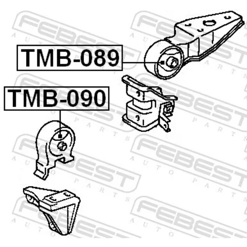 Uloženie motora FEBEST TMB-090 - obr. 1