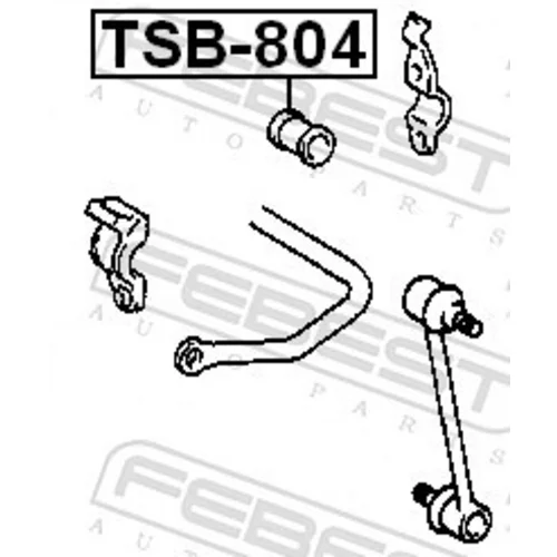 Uloženie priečneho stabilizátora FEBEST TSB-804 - obr. 1