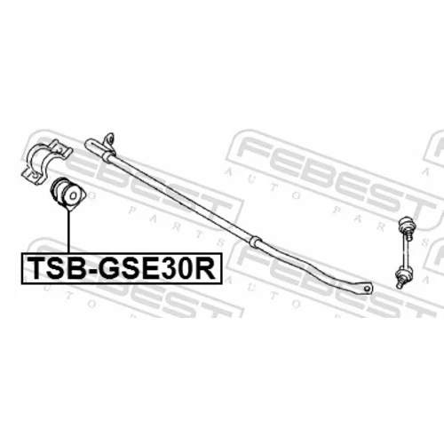 Uloženie priečneho stabilizátora FEBEST TSB-GSE30R - obr. 1