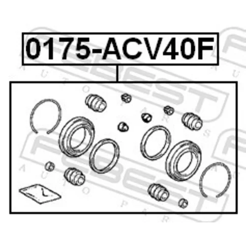 Opravná sada brzdového strmeňa FEBEST 0175-ACV40F - obr. 1