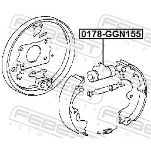 Brzdový valček kolesa FEBEST 0178-GGN155 - obr. 1