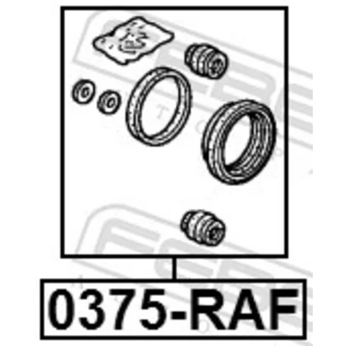 Opravná sada brzdového strmeňa FEBEST 0375-RAF - obr. 1