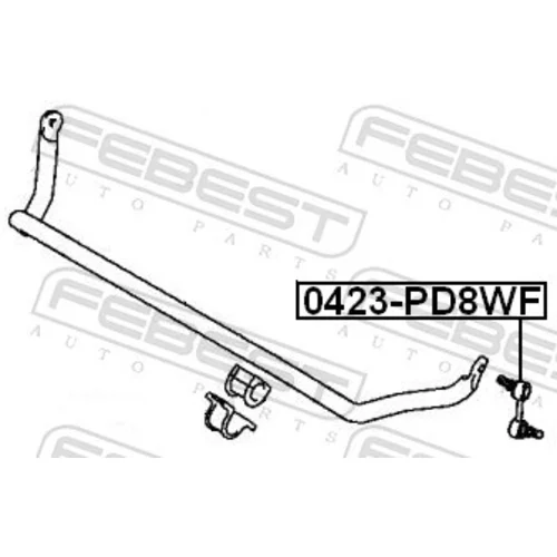 Tyč/Vzpera stabilizátora FEBEST 0423-PD8WF - obr. 1