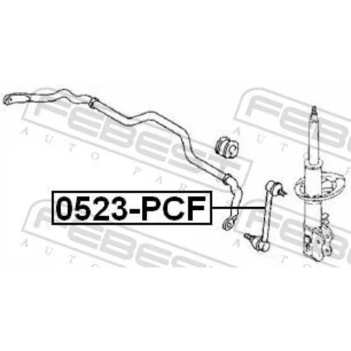 Tyč/Vzpera stabilizátora FEBEST 0523-PCF - obr. 1