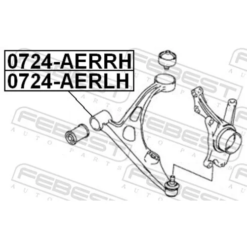 Rameno zavesenia kolies FEBEST 0724-AERLH - obr. 1