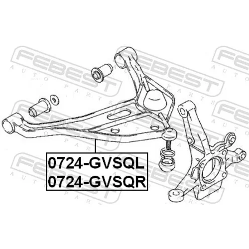 Rameno zavesenia kolies FEBEST 0724-GVSQR - obr. 1