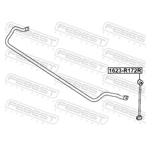 Tyč/Vzpera stabilizátora FEBEST 1623-R172R - obr. 1