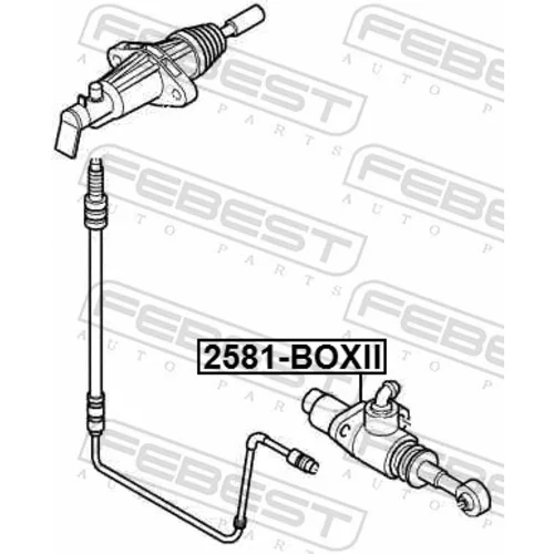 Hlavný spojkový valec FEBEST 2581-BOXII - obr. 1