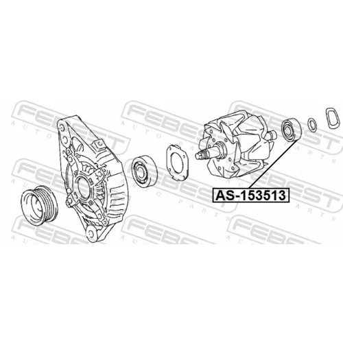 Ložisko FEBEST AS-153513 - obr. 1