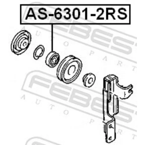 Ložisko FEBEST AS-6301-2RS - obr. 1