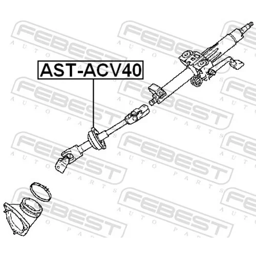 Hriadeľ riadenia FEBEST AST-ACV40 - obr. 1