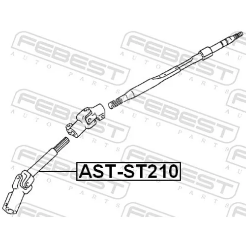 Hriadeľ riadenia FEBEST AST-ST210 - obr. 1