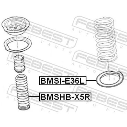 Tanier pružiny FEBEST BMSI-E36L - obr. 1