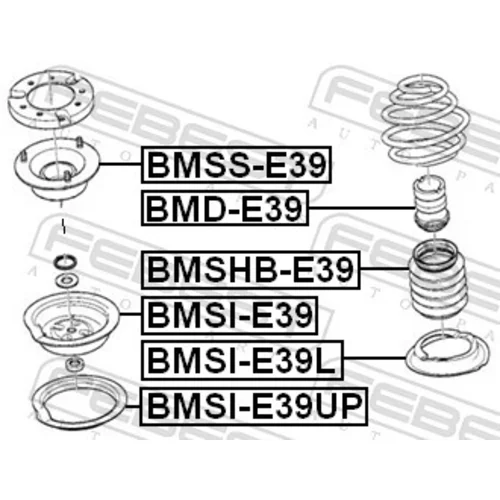 Tanier pružiny BMSI-E39L /FEBEST/ - obr. 1