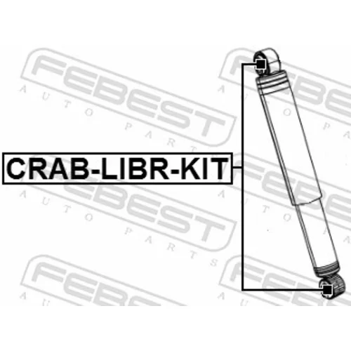 Montážna sada, Tlmič pérovania FEBEST CRAB-LIBR-KIT - obr. 1