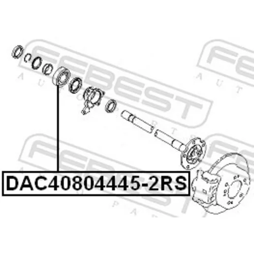 Ložisko kolesa FEBEST DAC40804445-2RS - obr. 1