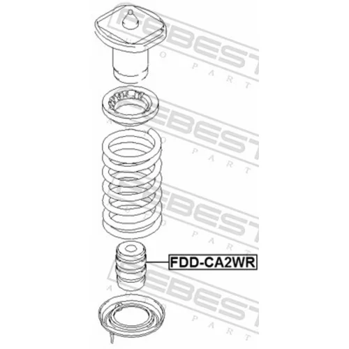 Doraz odpruženia FEBEST FDD-CA2WR - obr. 1