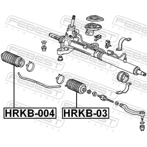 Manžeta riadenia FEBEST HRKB-004 - obr. 1