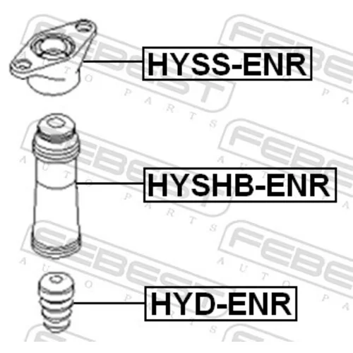 Ložisko pružnej vzpery FEBEST HYSS-ENR - obr. 1