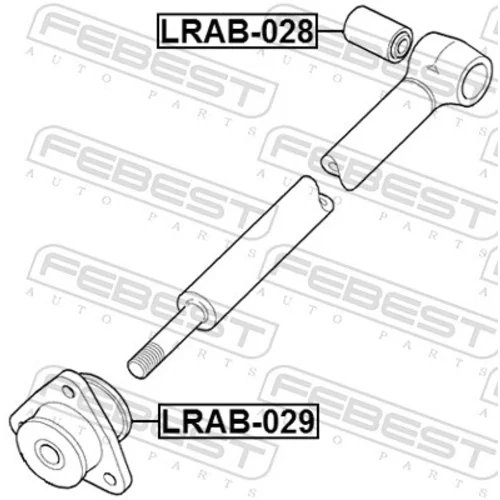 Uloženie riadenia FEBEST LRAB-029 - obr. 1