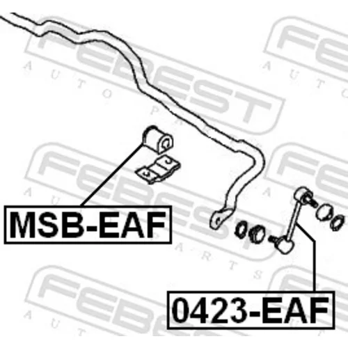 Uloženie priečneho stabilizátora FEBEST MSB-EAF - obr. 1