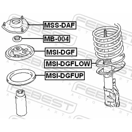Ložisko pružnej vzpery FEBEST MSS-DAF - obr. 1