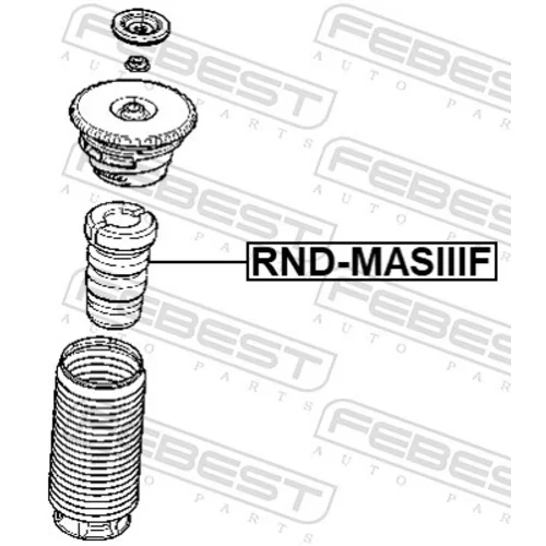 Doraz odpruženia FEBEST RND-MASIIIF - obr. 1