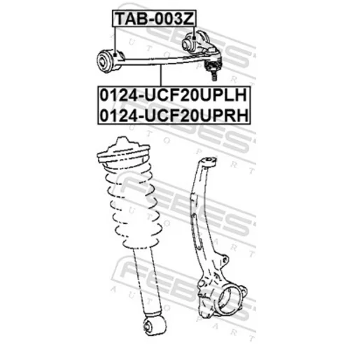 Uloženie riadenia FEBEST TAB-003Z - obr. 1