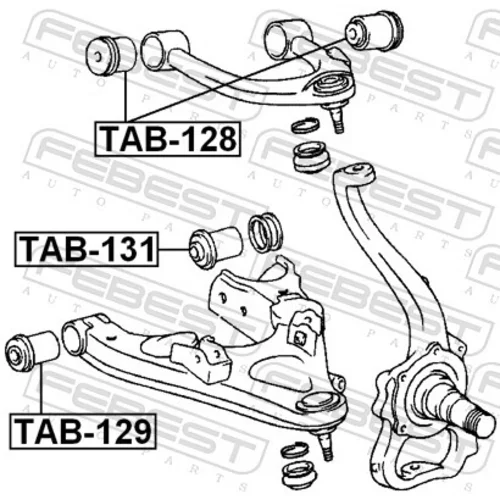 Uloženie riadenia FEBEST TAB-128 - obr. 1