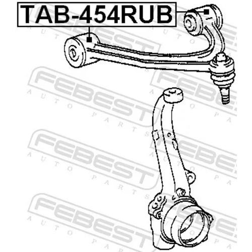 Uloženie riadenia FEBEST TAB-454RUB - obr. 1