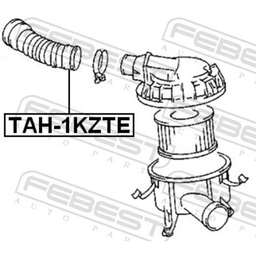 Nasávacia hadica, Vzduchový filter FEBEST TAH-1KZTE - obr. 1