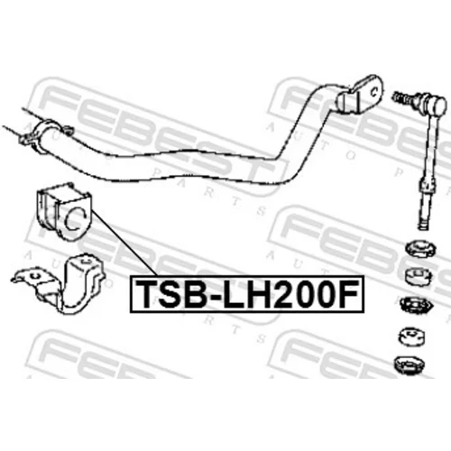 Uloženie priečneho stabilizátora FEBEST TSB-LH200F - obr. 1