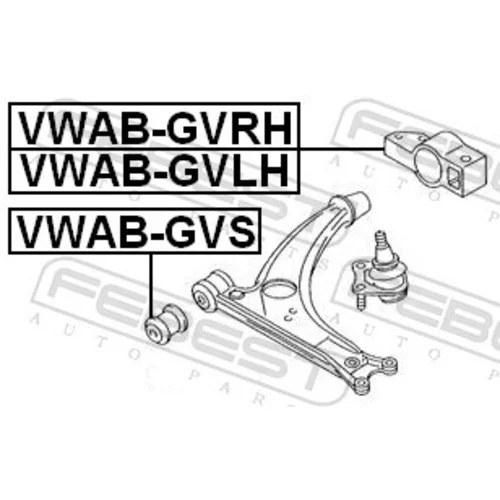 Uloženie riadenia FEBEST VWAB-GVS - obr. 1