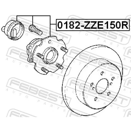 Náboj kolesa FEBEST 0182-ZZE150R - obr. 1