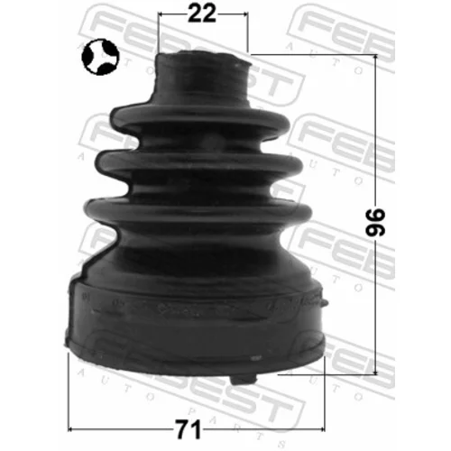 Manžeta hnacieho hriadeľa - opravná sada FEBEST 0215-F15T - obr. 1