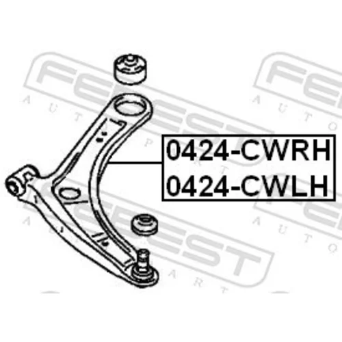 Rameno zavesenia kolies FEBEST 0424-CWRH - obr. 1