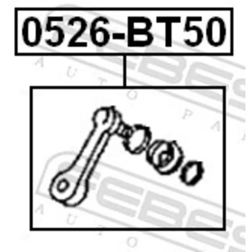 Hlavná páka riadenia FEBEST 0526-BT50 - obr. 1