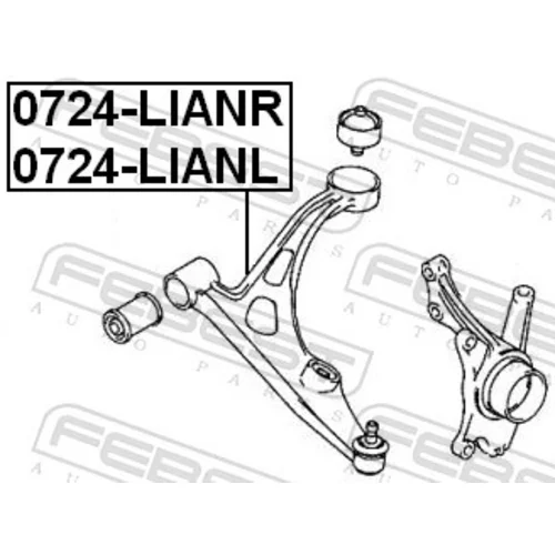 Rameno zavesenia kolies FEBEST 0724-LIANR - obr. 1