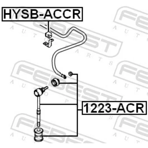 Tyč/Vzpera stabilizátora FEBEST 1223-ACR - obr. 1