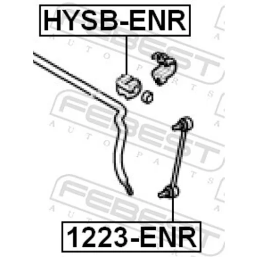 Tyč/Vzpera stabilizátora FEBEST 1223-ENR - obr. 1