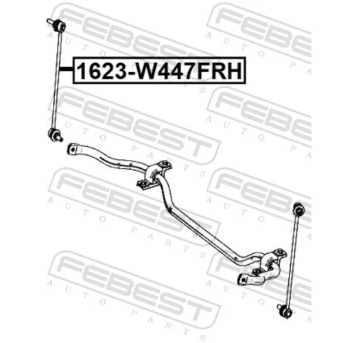 Tyč/Vzpera stabilizátora FEBEST 1623-W447FRH - obr. 1